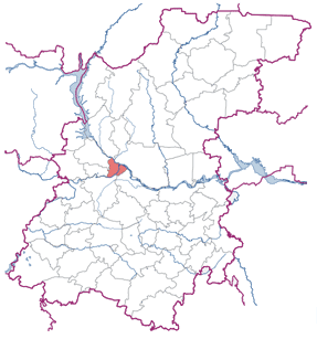 Nizhny Novgorod Region Map